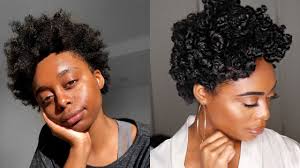 Curly hair is all about volume! How To Pillow Soft Heatless Curls On 4b 4c Short Natural Hair Youtube