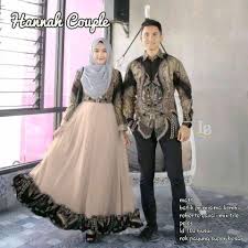 Maybe you would like to learn more about one of these? Model Gamis Batik Sarimbit Kombinasi Polos Fashionita