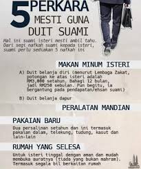 Tak hanya kewajiban istri terhadap suami, kewajiban suami terhadap istri juga harus dipenuhi, lho. Gambar Kata Suami Cari Nafkah Kata Kata