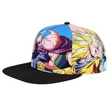 Dragon Ball Z Majin Buu & Goku Sublimation Panel Baseball Cap Multicolor at  Amazon Mens Clothing store