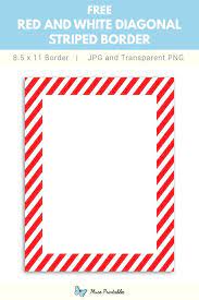 Red And White Diagonal Striped Border Red And White Diagonal Stripes Borders For Paper