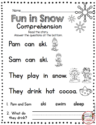 If you teach english to kindergarten kids, you don't need me to tell #1: Free January Worksheets Incredible Reading And Writing In Comprehension Activity Keeping My Kiddo Busyd Lessons Kindergarten Jaimie Bleck