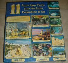 Maybe you would like to learn more about one of these? 11 And Different Deluxe Large Jigsaw Puzzles In Carry Box Unopened For Sale Online Ebay
