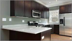 White Granite Kitchen Countertops Lasts Longer Will Keep Your Kitchen Glowing White Countertops White Granite Countertops Dark Brown Kitchen Cabinets