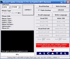 Why unlock my alcatel one touch pixi 3? Alcatel Flasher Unlocker 0 9rc Alcatel Srimeenakshimobiles