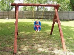 You can spend hundreds or thousands of dollars on these structures that now include forts, slides, seesaw, gliders and more. Exactly How To Build A Swing In About An Hour Swing Set Diy Woodworking Projects For Kids A Frame Swing