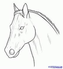 How To Draw A Race Horse Step By Step Farm Animals Horse Drawings Easy Horse Drawing Horse Head