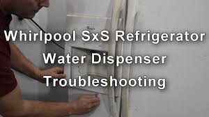 Maybe you would like to learn more about one of these? Whirlpool Refrigerator Water Dispenser Not Working How To Repair Youtube
