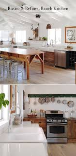 A Rustic Refined California Ranch House Modern Farmhouse Kitchens Countertop Design Outdoor Kitchen Bars
