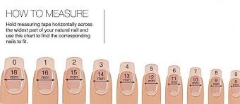 How to measure for press on nails. Sizing Kit Polish Me Luxe