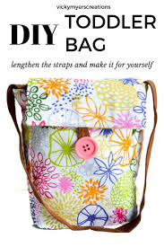 Learn To Sew A Simple And Fully Reversible Bag For Toddlers Grab This Free Toddler Bag Pattern And Sew Up A Few Litt Toddler Bag Bag Pattern Free Bag Pattern