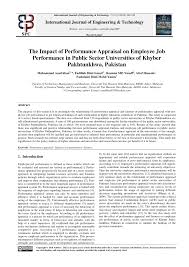 This 3hrs workshop will make it easier for you to stay compliant and effectively contribute to the scheme. Pdf The Impact Of Performance Appraisal On Employee Job Performance In Public Sector Universities Of Khyber Pakhtunkhwa Pakistan