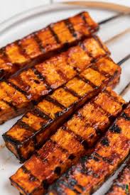 Grilled Barbecue Tofu Skewers Sweet Simple Vegan Recipe Vegetarian Bbq Vegan Grilling Recipes Vegetarian Grilling