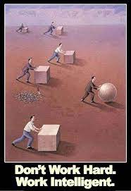 It suggests gradual improvement toward a goal, striving toward a goal, possibly through many separate episodes over a relatively long time. Person Sick Of The Don T Work Hard Work Intelligent Meme Hilariously Proves How False It Is Bored Panda