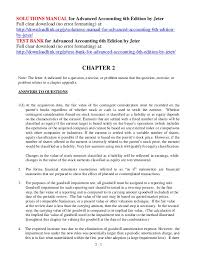 Kunci Jawaban Advanced Accounting Chapter 3 Ilmusosial Id