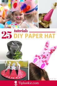 How to make a simple santa christmas card. 25 How To Make A Paper Hat Tutorials Tip Junkie
