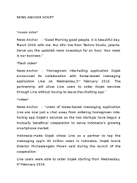 Writing a tv news script is a lot harder than you might think. News Anchor Script Google Play Mobile App