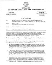 If you require assistance with fire prevention information and public education, training standards, codes, fire incident reporting or awards and recognition, contact the office of the fire commissioner. State Asking Insurance Companies To Waive Some Costs Related To Covid 19 News Cbs46 Com