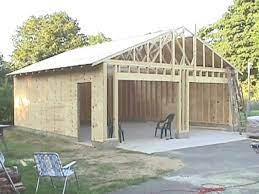 How To Build Your Own 24 X 24 Garage And Save Money Step By Step Build Instructions Practical Survivalist Building A Garage Garage Design Garage Plans