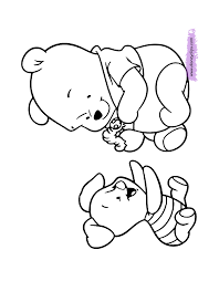 Awesome cute baby winnie the pooh eating hunny coloring 114 winnie the pooh printable coloring. Baby Winnie The Pooh Coloring Page Novocom Top