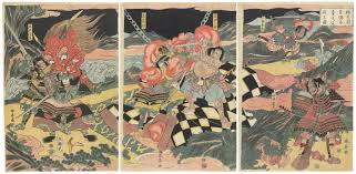 katsukawa shuntei 1770 1824 japanese woodblock printing japanese prints triptych