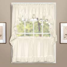 Vangao grey linen textured curtains for bedroom 84 inches long room darkening window curtain grommet light reducing drapes living room curtain, 1 pair gray 4.6 out of 5 stars 1,628 $32.99 Vienna Eyelet Kitchen Tiers Valance And Swags Zoom Valance Kitchen Curtains Swag Valance