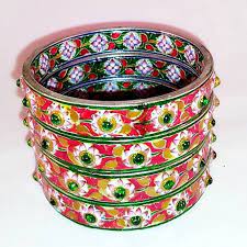 Banaras Gulabi Meenakari added... - Banaras Gulabi Meenakari