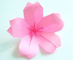 Origami Cherry Blossom Flower Cherry Blossom Origami Origami Flowers Origami Crafts