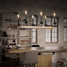 Bar Counter Country Industrial Farmhouse Lighting