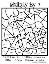 12 printable multiplication number bonds worksheets. Spring Multiplication Color By Number 2 S To 9 S Multiplication Facts Multiplication Math Work