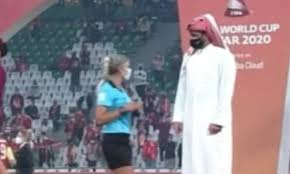 Maybe you would like to learn more about one of these? Qatari Royal Refuses To Acknowledge Female Officials At Fifa Ceremony Daily Mail Online