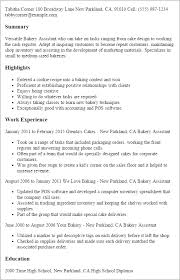 Professional Bakery Assistant Templates To Showcase Your Talent Myperfectresume