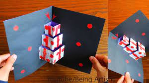 Maybe you would like to learn more about one of these? Diy Gift Box Pop Up Card Paper Craft Handmade Greeting Card Youtube