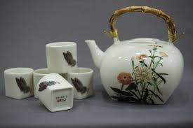 蝶戀花一壺五杯中式茶組禮盒 nt4800 tea pots tea tableware