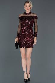 Kirmizi Mini Tul Detayli Abiye Elbise Abk679 The Dress Elbise Modelleri Elbise
