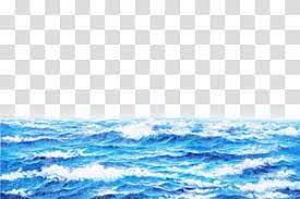 Blue Ocean Waves Oil Painting Computer File Sea Transparent Background Png Clipart Ocean Illustration Wave Illustration Transparent Background