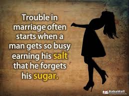 Women want mediocre men, and men are working to be as mediocre as possible. Funny The Thing About Marriage Is