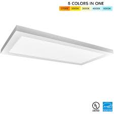 Connect the corresponding wires and mount the panel onto the. Luxrite 1x2 Ft Led Panel 22w Ultra Thin Ceiling Light Fixture 5 Color Selectable 2100 Lumens Flush Mount Damp Rated Ul Listed Walmart Com Walmart Com