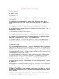 We have a few tips right here. Sample Cover Letter Accounting Final Year Pdf Bachelor Of Arts Accounting