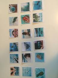 Photo polaroid frames on wall attached with pins. Pin On Inspiration