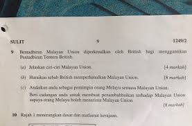 Dan dari bma inilah london mahu memperkenalkan satu bentuk persekutuan baru di tanah melayu yang dikenali sebagai malayan union. Mtb On Twitter Soalan Kbat Ni Sebenarnya Nak Tanya Punca Orang Melayu Menentang Malayan Union Jadi Jawapan Bersifat Reverse Tinggiiii Siapa Yg Buat Soalan Ni Https T Co Ri5ke3swlp