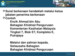 Surat sokongan dan pengesahan ketua jabatan '09. Surat