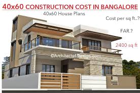 Browse our modern house plans. 40x60 Construction Cost In Bangalore 40x60 House Construction Cost In Bangalore 40x60 Cost Of Construction In Bangalore 2400 Sq Ft 40x60 Residential Construction Cost G 1 G 2 G 3 G 4 Duplex House