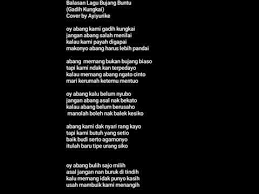 Adek berjilbab coklat versi pramuka & lagu balasan adek full video lirik live lyric 6 months ago. Balasan Bujang Buntu Versi Jambi Gadih Kungkai Youtube