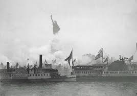 The statue of liberty was completed in paris in june 1884, presented to america by the people of france on july 4, 1884. The Statue Of Liberty The Story In Pictures Of The Mother Of Exiles 1875 2000 Rare Historical Photos
