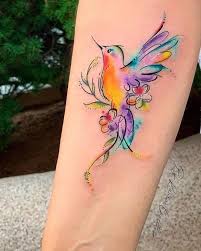 Tatuajes de colibríes para mujeres. Hummingbird Tattoos The Best Of 2021