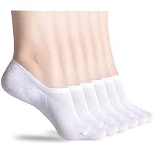 Women S No Show Socks 6 Pairs Cotton Breathable Invisibale Casual Quater Socks For Women Black White Grey Non Slip Flat Boa No Show Socks Socks Invisible Socks