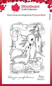 Creative Expressions Woodware Clear Acrylic Stamps Singles Baby Dear In 2020 Clear Acrylic Stamps Baby Deer Christmas Stamps