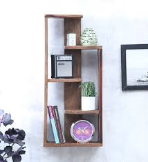 Our modern wood wall arts will add a refined touch to the interior at your home! Teak Finish Sheesham Wood Wall Shelf Wall Decor Home Decor Anvicraft