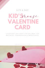 We are dore handmade valentine cards. Diy Mouse Valentine S Day Craft For Kids Our Family Lifestyle